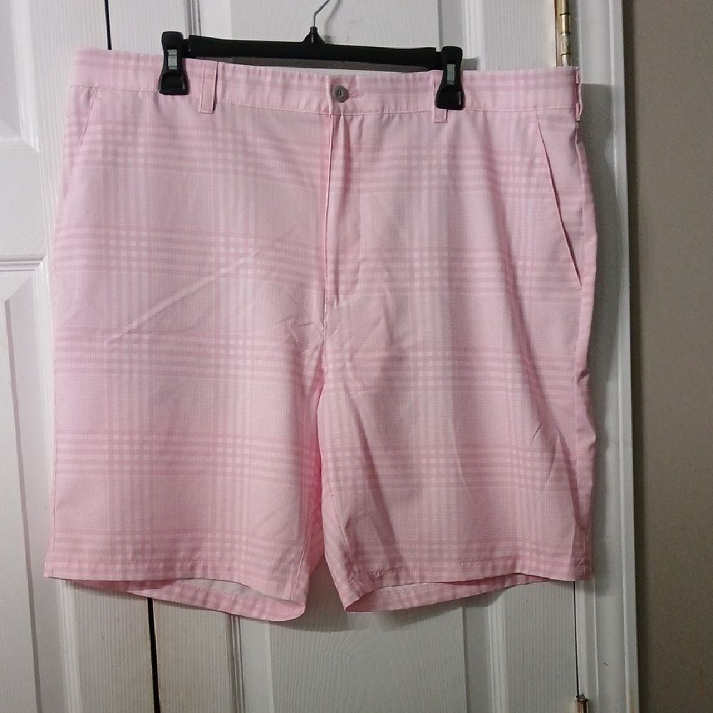 Pro Tour Men's Pink Plaid Golf Shorts Sz 40 NWOT